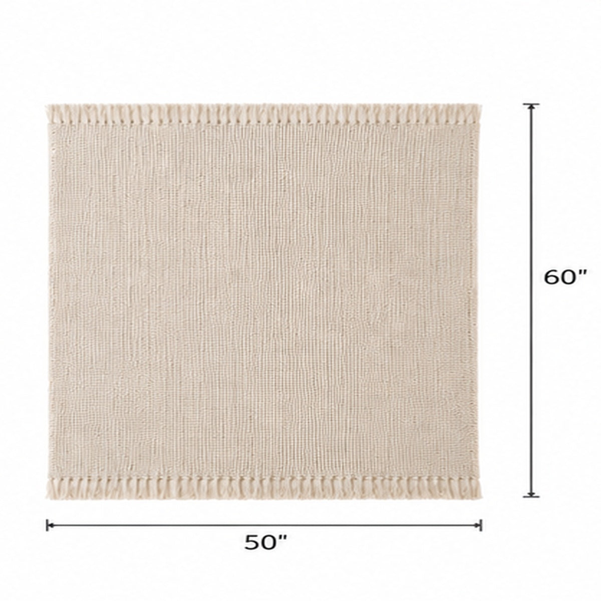 Textured Cotton Throw Blanket