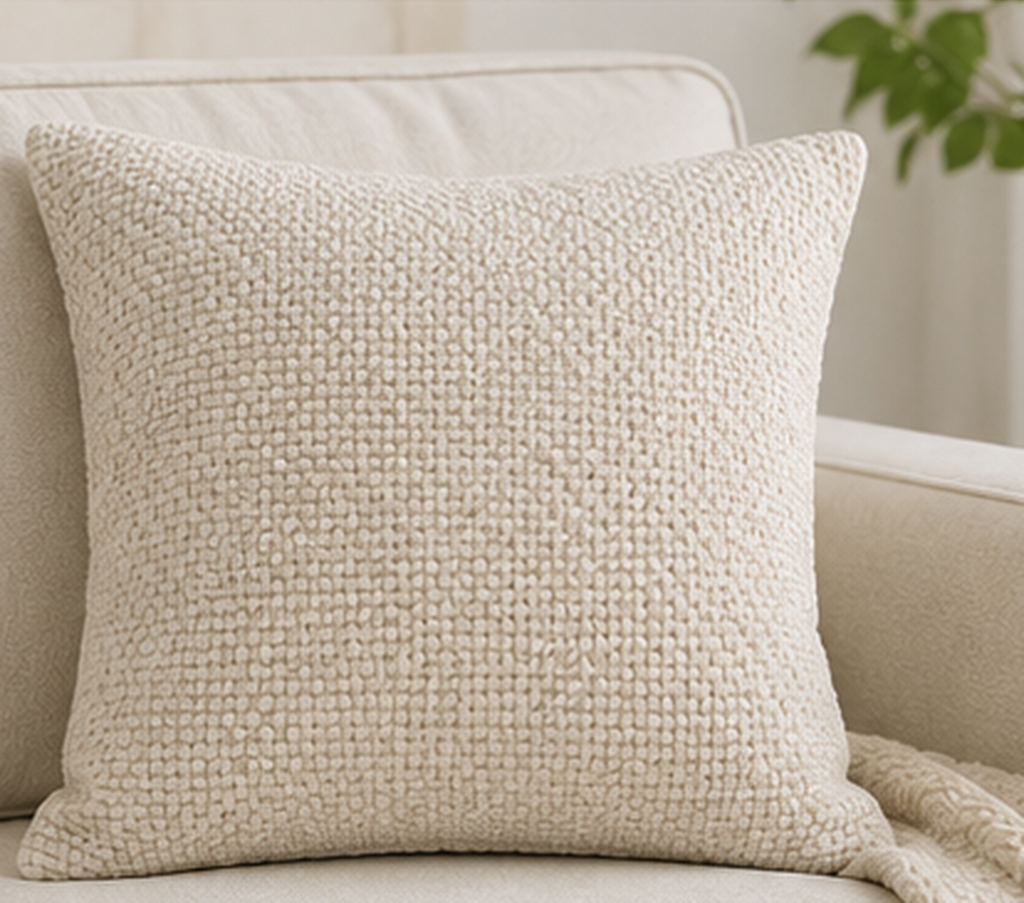 Woven Cotton Pillow Cover