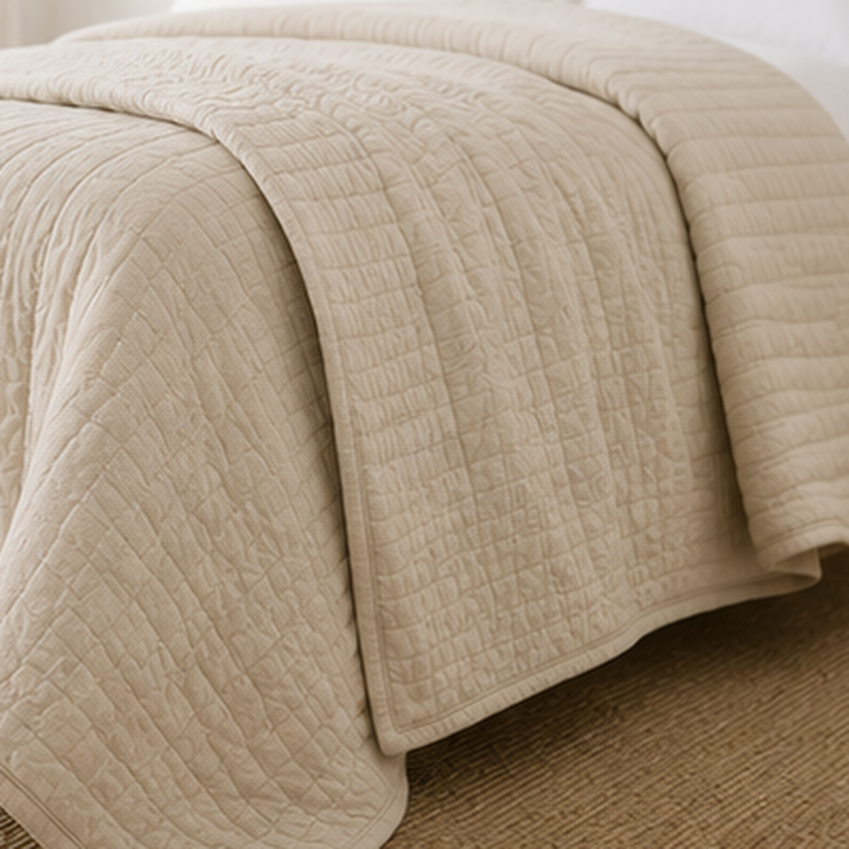 Quilted Cotton Bedspread