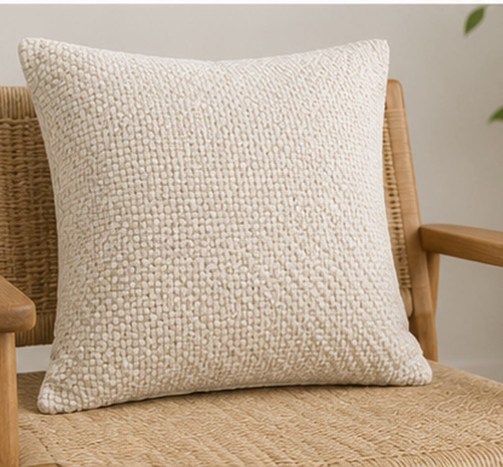 Woven Cotton Pillow Cover