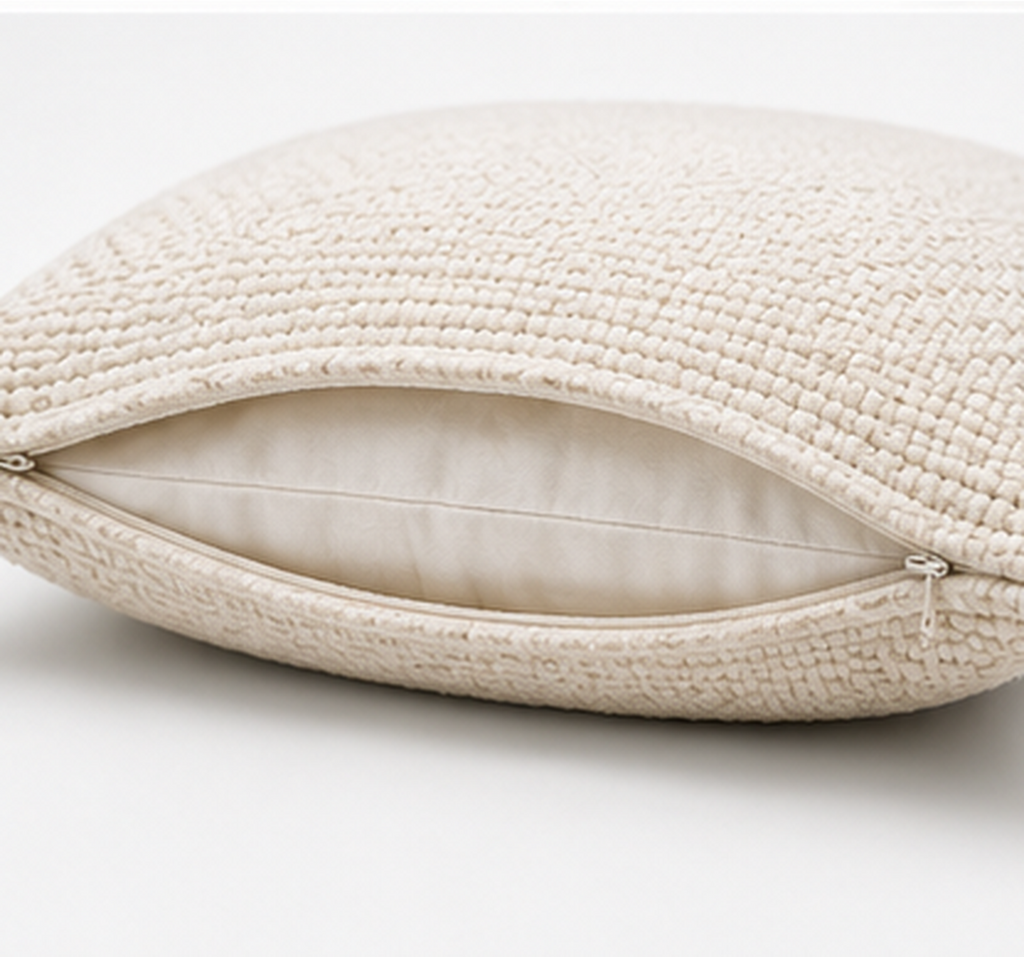 Woven Cotton Pillow Cover