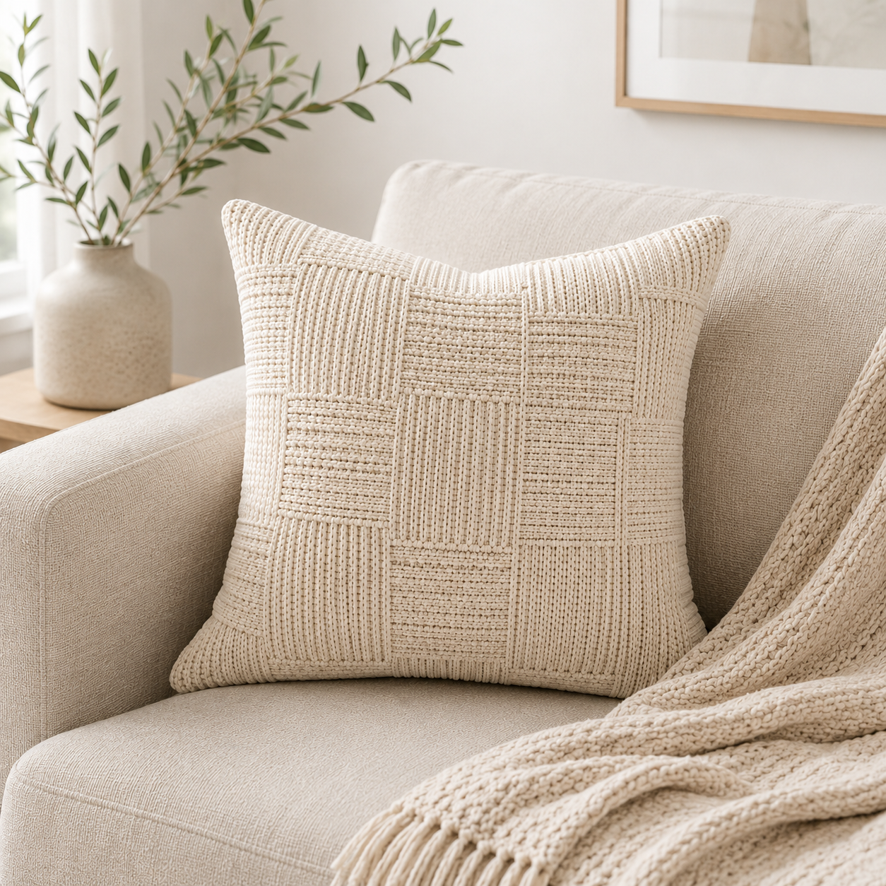 Textured Cushion Cover