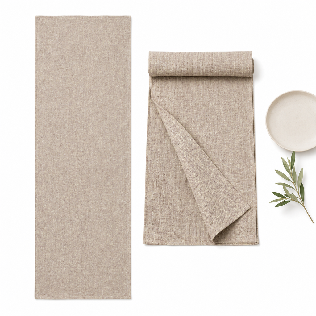 Natural Linen Table Runner