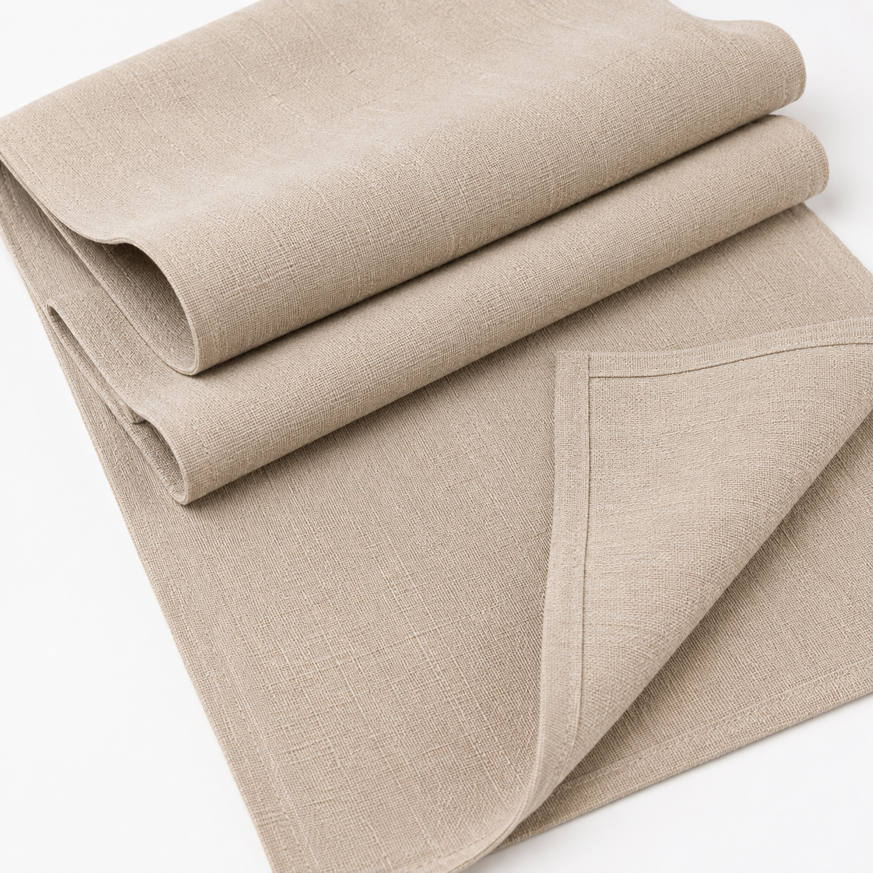 Natural Linen Table Runner