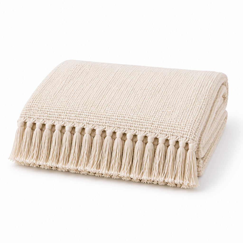 Soft Cotton Sofa Throw