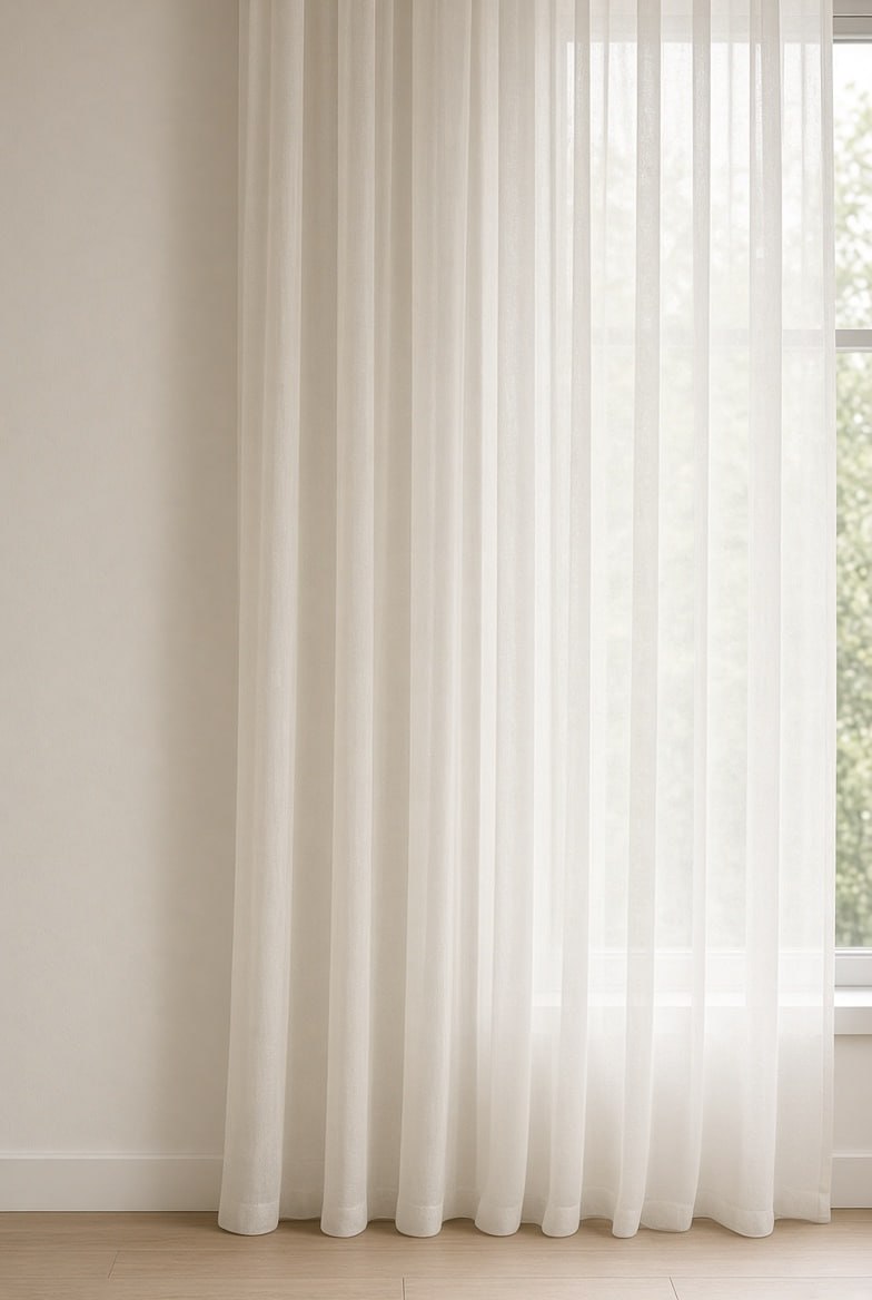 Sheer Voile Curtain Panel