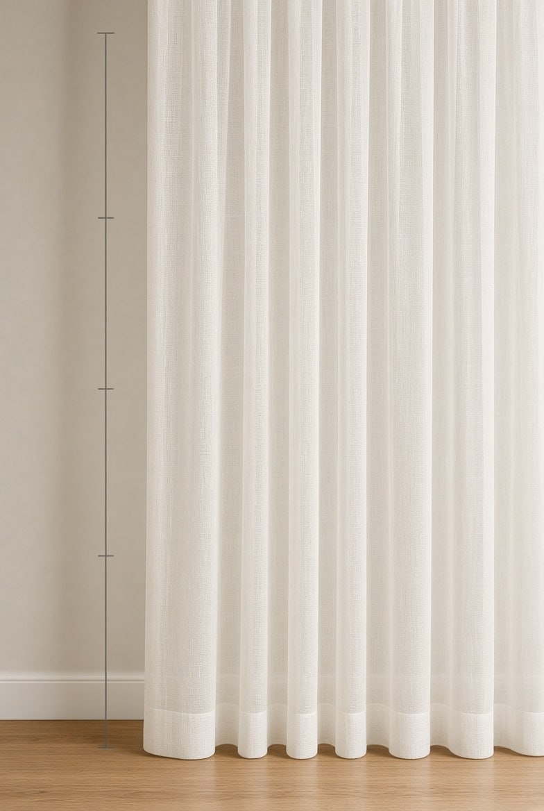 Sheer Voile Curtain Panel