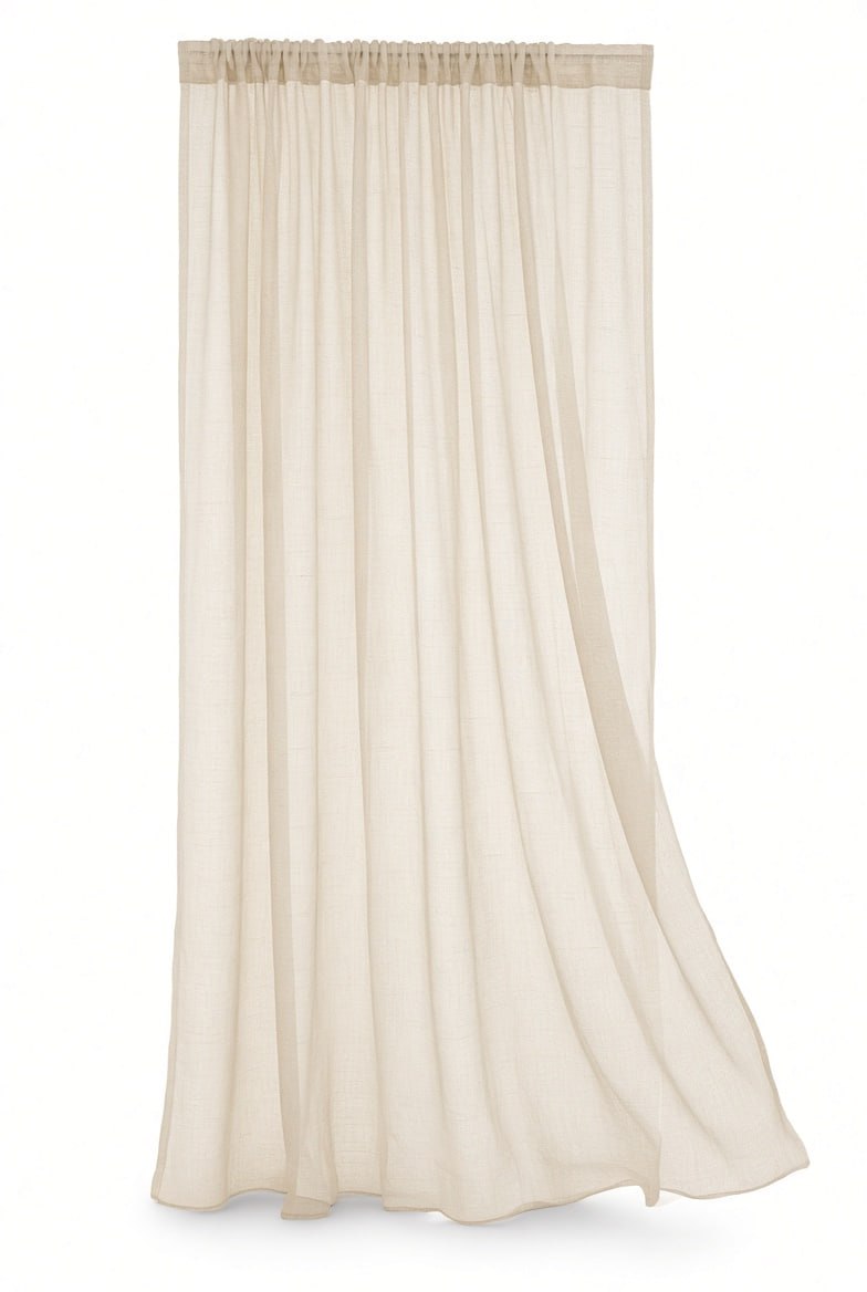 Sheer Voile Curtain Panel
